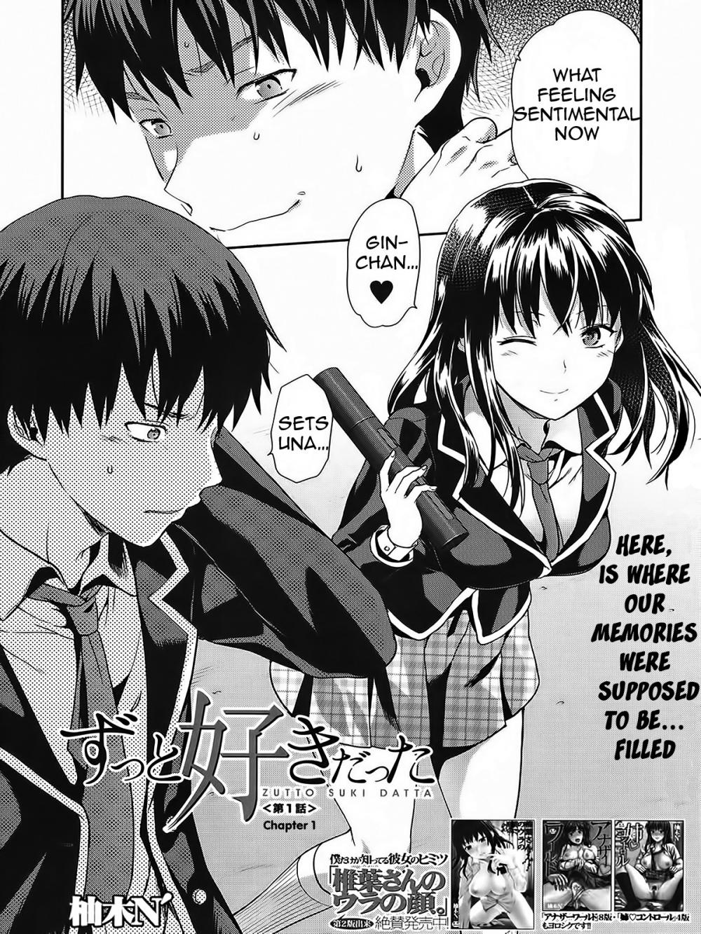Hentai Manga Comic-Zutto Suki Datta-Chapter 1-2
